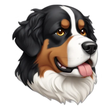bernese-mountain-dog-bored sticker