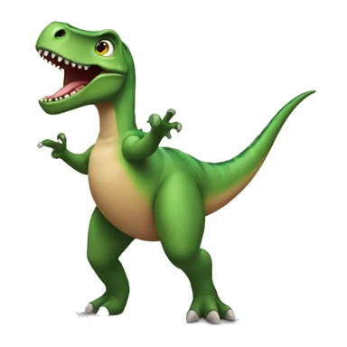 dinosaurus dancing ballet sticker