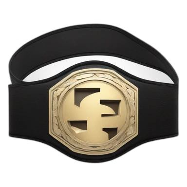 Khabib white ufc belt sticker