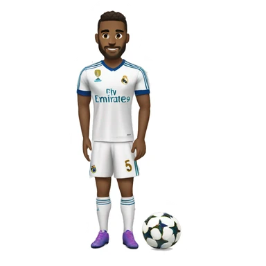 futbolista del real madrid sticker