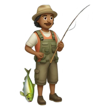 carolin-is-fishing sticker