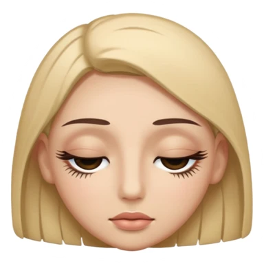 👁️ give me a version of the eye emoji at the begining of this prompt, but the eye is closed
the 4th thing you generated in the most recent generation... yes that is an example of a human face with eyes closed now give me a single eye that is closed as an emoji

 sticker