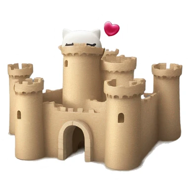 Hello kitty castillo de arena  sticker