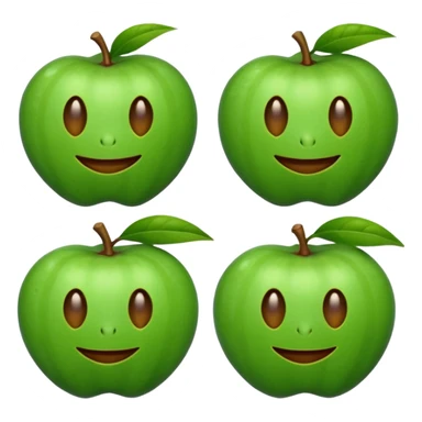 emoji green posion frutiger aero sticker