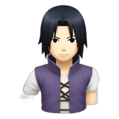 Sasuke qui embrasse sakura sticker