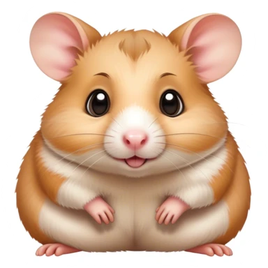 A high hamster  sticker