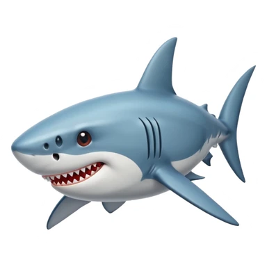 Shark funny sticker