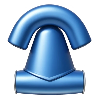 Corno francese blu sticker