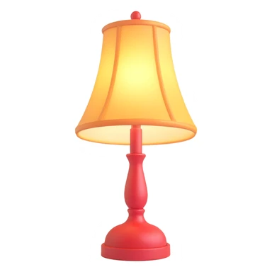 A lamp sticker