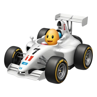 Egg in formula 1 car sticker