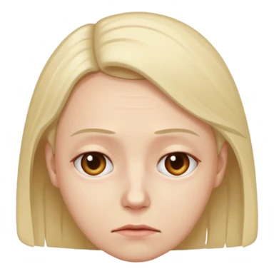 hair thin feeling bad sticker