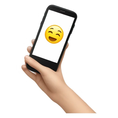 phone in a hand sticker