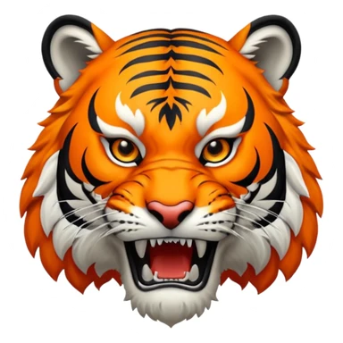 Harrisburg High School Tiger Logo with H sticker