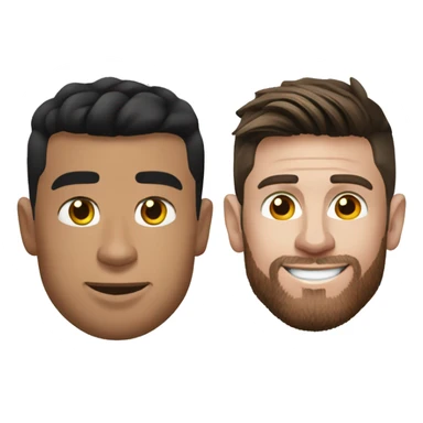 Cristiano Ronaldo et Messi  sticker