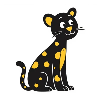 Leopard sticker