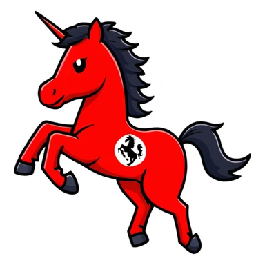 Ferrari logo sticker