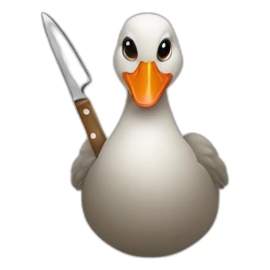 angry-untitled-goose-holding-butterknife sticker