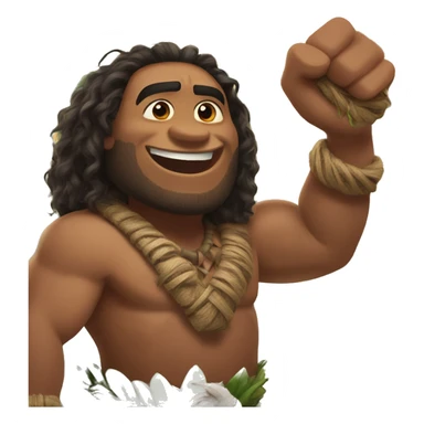Maui from Moana sticker