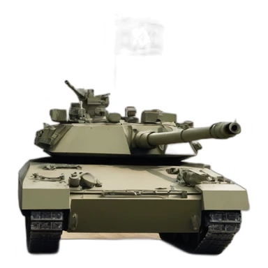 Israeli flag on army tank sticker