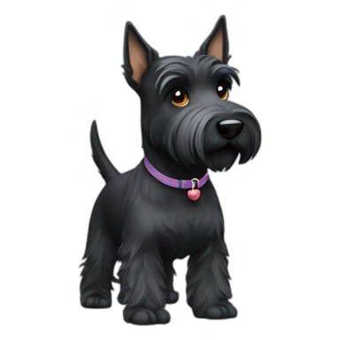 scottish-terrier-dog-walking sticker