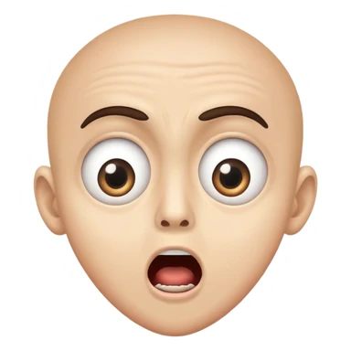 person pretending to be scared sticker