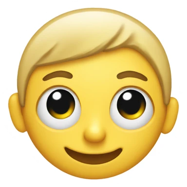 smile with big eyes sticker