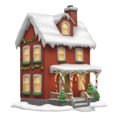 Christmas house  sticker