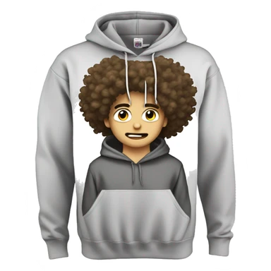 White boy fluffy hair essentials hoodie that 5 11 sticker