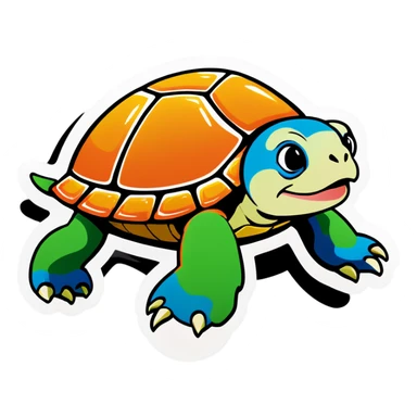 Turtle sticker