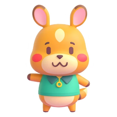 animal crossing character sticker