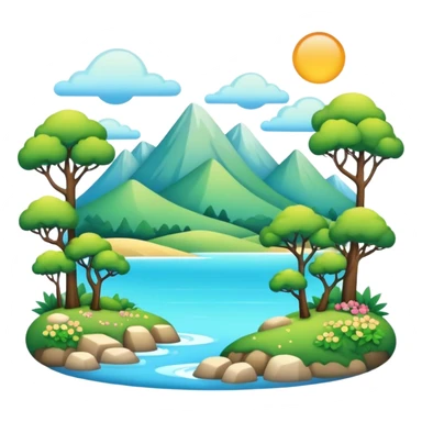aesthetic-scenic-Decoration sticker