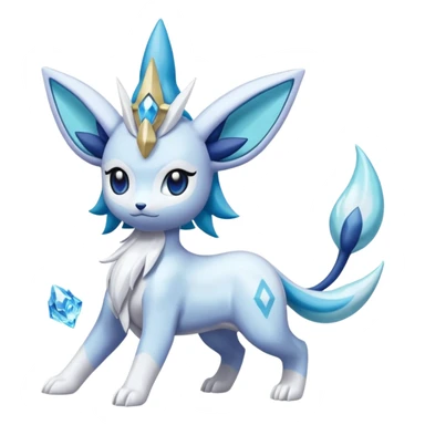 Primarina-Glaceon-Suicune-Amaura-Dialga-fusion sticker