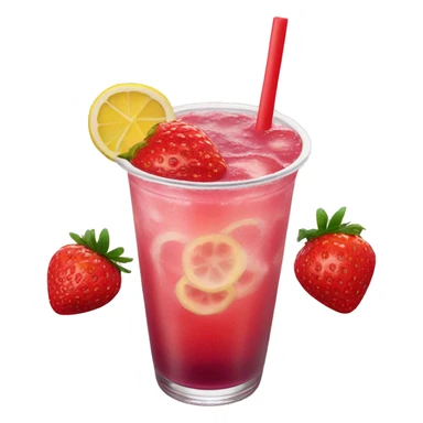 strawberry açai refresher with lemonade and no better  sticker