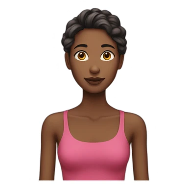 skinny woman sticker