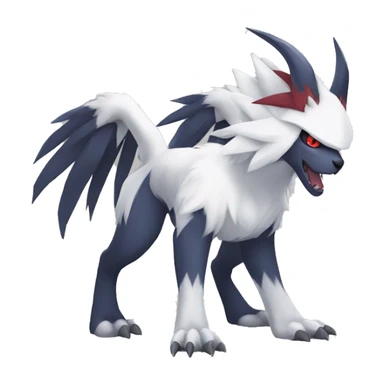 Cool Edgy Absol-Nargacuga-Zangoose-Quilava, full body sticker