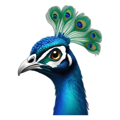 an arrogant peacock sticker