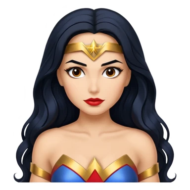 a beautiful Wonder Woman sticker