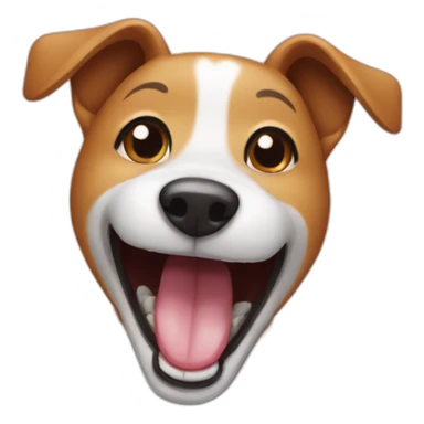 teeth with healthy dog on it sticker