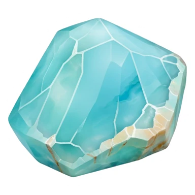 peruvian opal gemstone raw crystal sticker