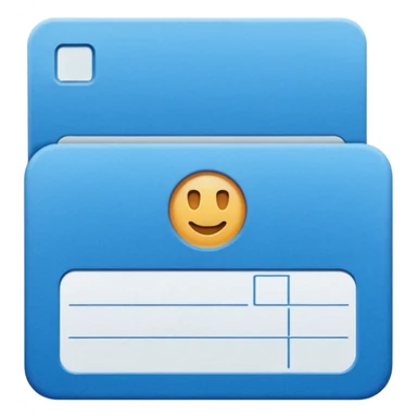 Library card
 sticker