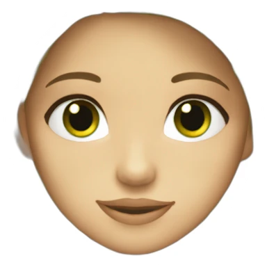 shakira dark brown hair and green eyes  sticker