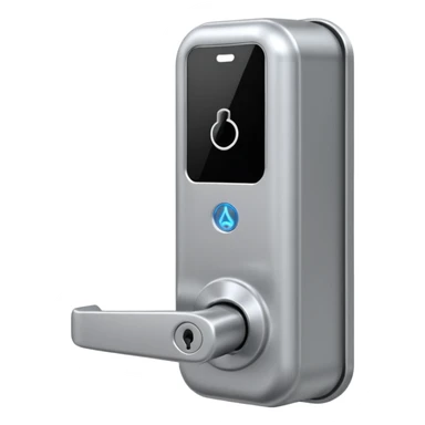 Electronic Door Lock System with card insert only screen no key hole sticker