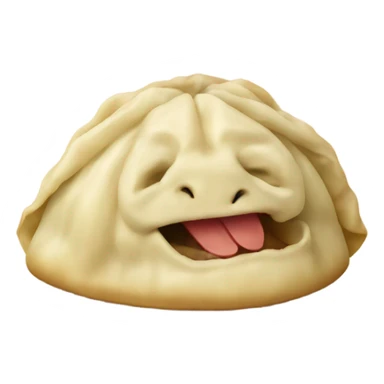 dumpling eat dinosaur sticker