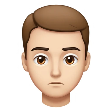 Questioned eyebrow raise sticker