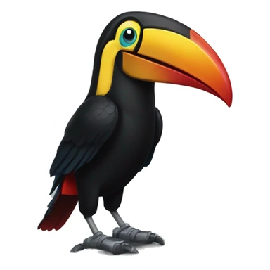 Toucan ironman  sticker