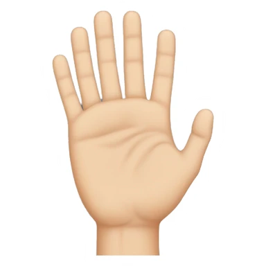 Hand on neck sticker