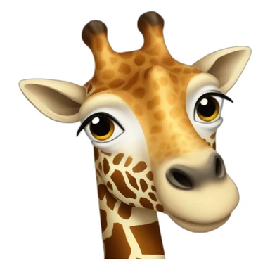 giraffa sticker