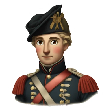 british soldier 19 century sticker