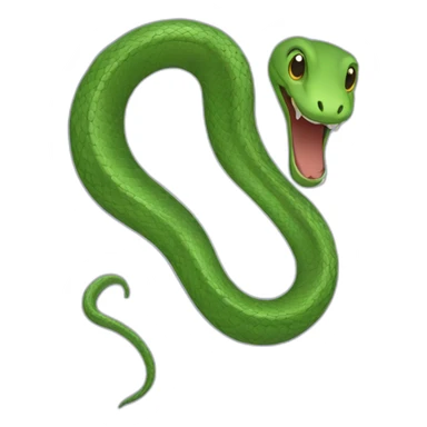 Two snakes circle sticker