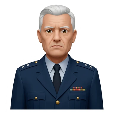 General 3 stars sticker